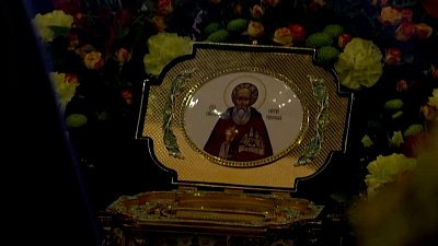 В Челябинск мощи Сергия Радонежского привезли байкеры