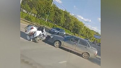 В Миассе водитель «Лады» сбил мотоциклиста