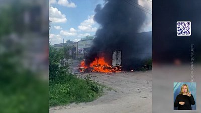 В Копейске взорвалась ГАЗель