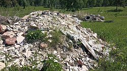 Жители Миасса вновь захламили расчищенные места несанкционированных свалок