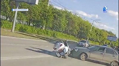 В Миассе произошло ДТП с участием мотоциклиста