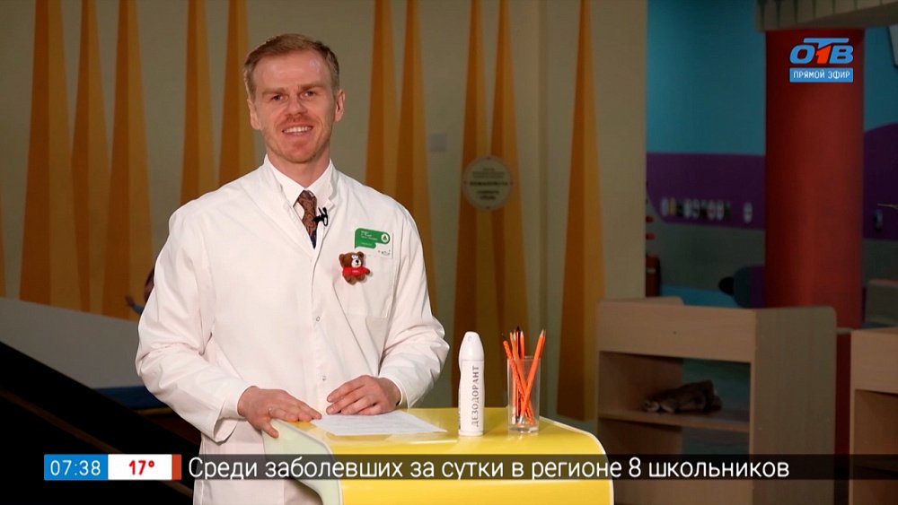 Потливость у детей в рубрике «Доктор Рыжий знает»