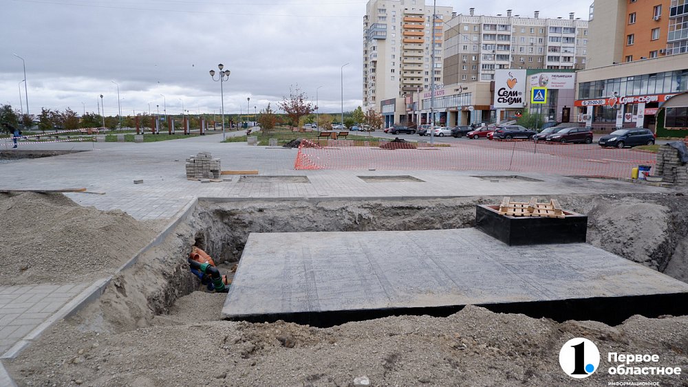 Чиновники объяснили, почему не работает фонтан на Тополиной Аллее в Челябинске