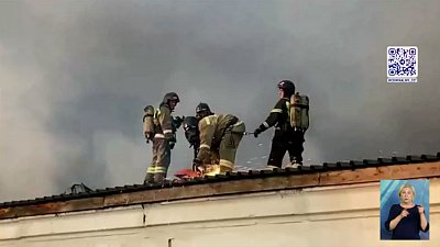 В Рощино вспыхнула птицефабрика