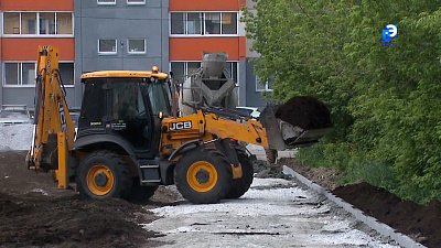 В машгородке продолжается благоустройство
