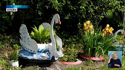 Житель Старокамышинска украсил улицу поселка