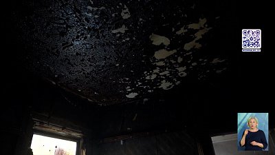 Пенсионер едва не сгорел во время пожара