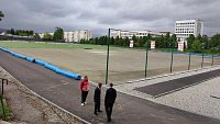 В Златоусте проинспектировали ремонт спортивных объектов
