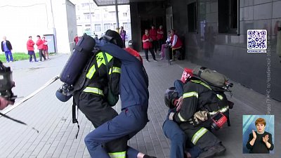 В Челябинске прошли учения пожарных