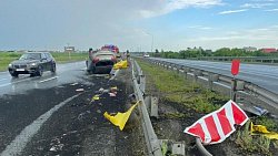 Водитель и пассажирка пострадали в ДТП с переворотом в Копейске