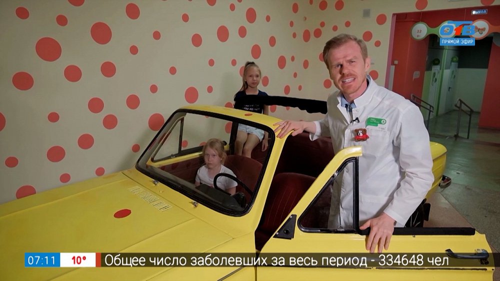 Не оставляйте ребенка одного в автомобиле! в рубрике «Доктор Рыжий знает»