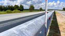 На опасном участке трассы Южноуральск — Магнитогорск установили ограждение