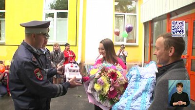 Автоинспекторы помогли роженице