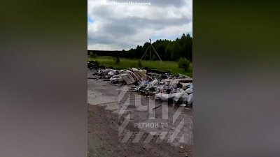 Видео несанкционированной свалки в Каслях