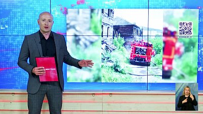 В Златоусте сгорел двухэтажный барак