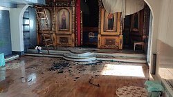 Челябинцев просят помочь восстановить храм после пожара на Успенском кладбище