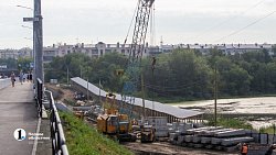 В Челябинске открыли движение по Ленинградскому мосту