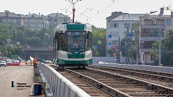 В Челябинске открыли движение по Ленинградскому мосту