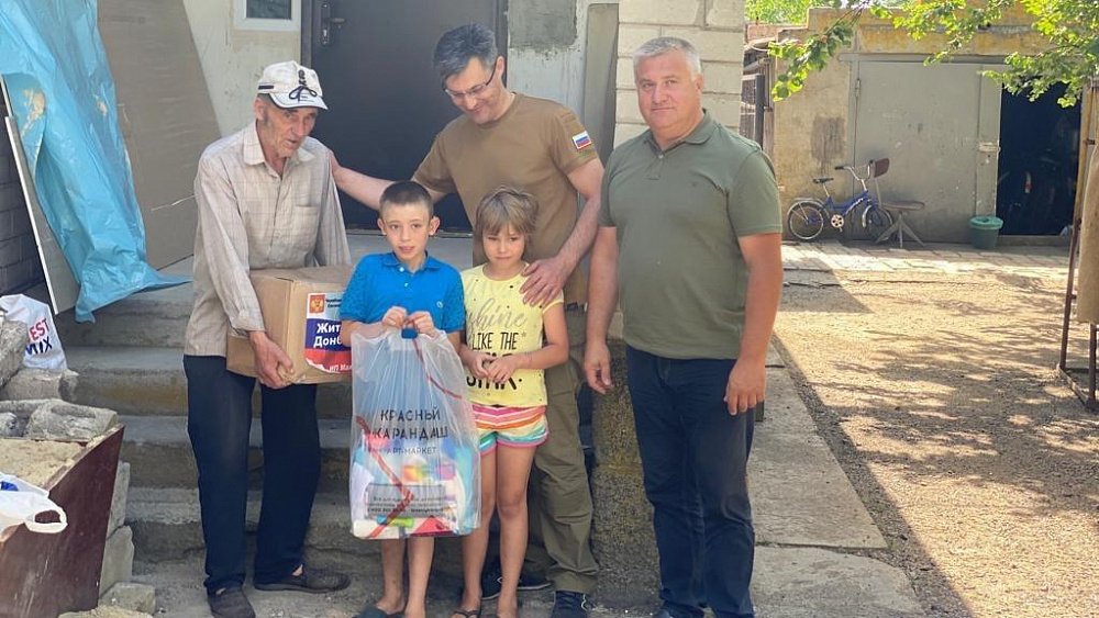 Челябинская область доставила гуманитарную помощь семьям с детьми в ДНР