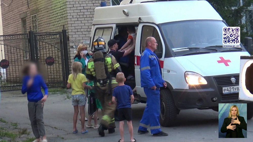 В Златоусте загорелось общежитие