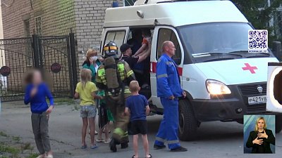 В Златоусте загорелось общежитие