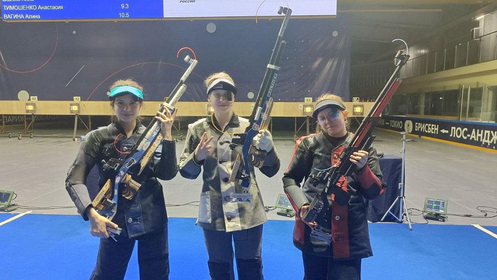 Челябинские девушки стали призерами «Юношеской лиги» по пулевой стрельбе