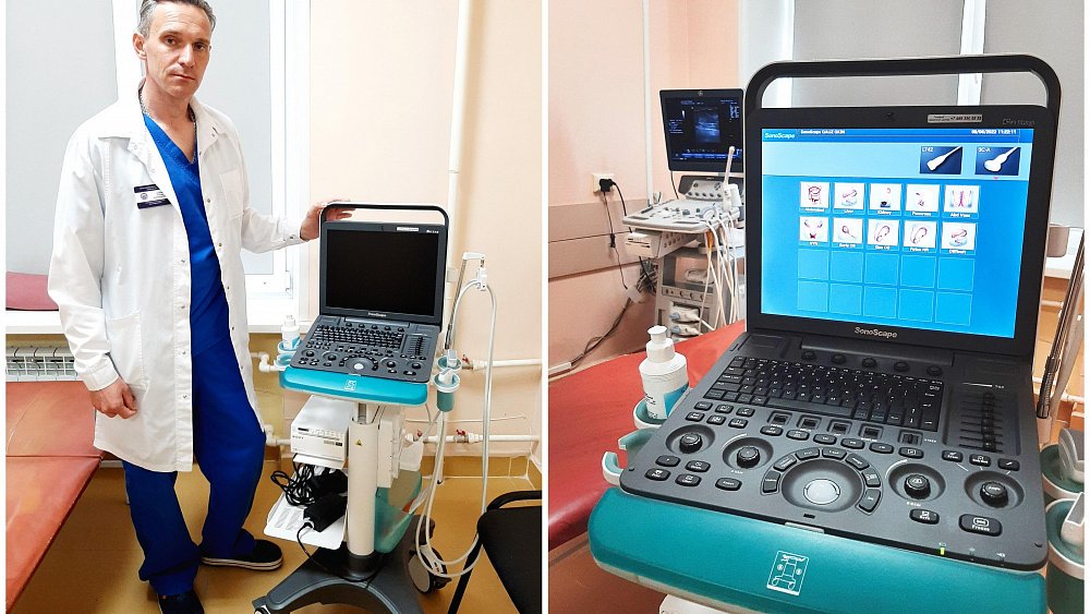 В горбольнице Челябинска оценили возможности портативного аппарата УЗИ