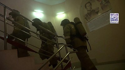 В Златоусте прошли учения пожарных