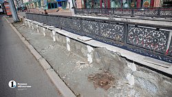 В Челябинске приступили к ремонту подземного перехода у «Детского мира»