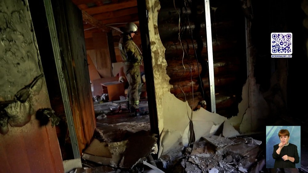 В Златоусте сгорел жилой дом