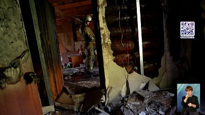 В Златоусте сгорел жилой дом