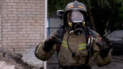 Корреспондент ОТВ проверил полосу препятствий в пожарно-спасательной части