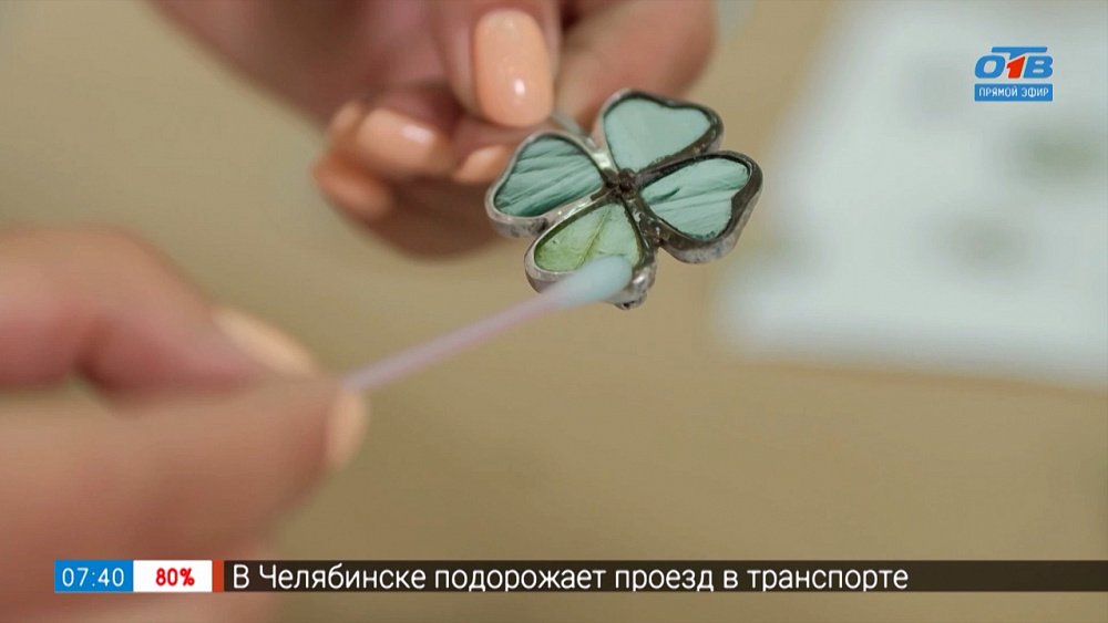 Техника Тиффани в рубрике «Что в шкатулке?»