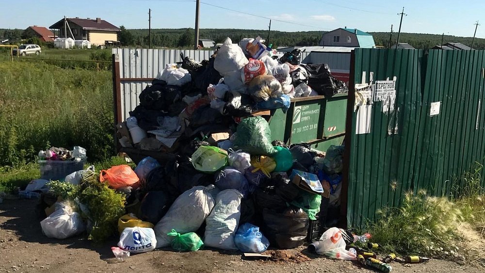 После жалоб жителей села под Челябинском бизнесмены заключили договор на вывоз мусора
