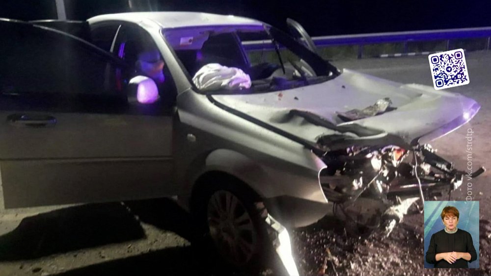 На трассе столкнулись три грузовика