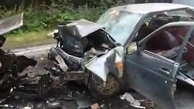 В Челябинской области три человека погибли в лобовом ДТП