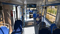 В Челябинске на линию вышли два новых низкопольных трамвая