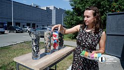 В Челябинске у «Горок» открылся пункт приема пластика и стекла