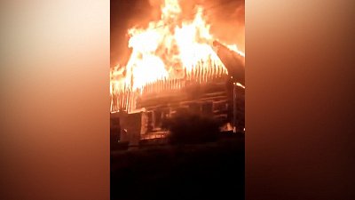 В Златоусте сгорели три жилых частных дома