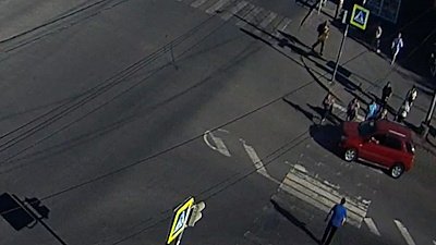 В Челябинске пожилую женщину сбили на пешеходном переходе