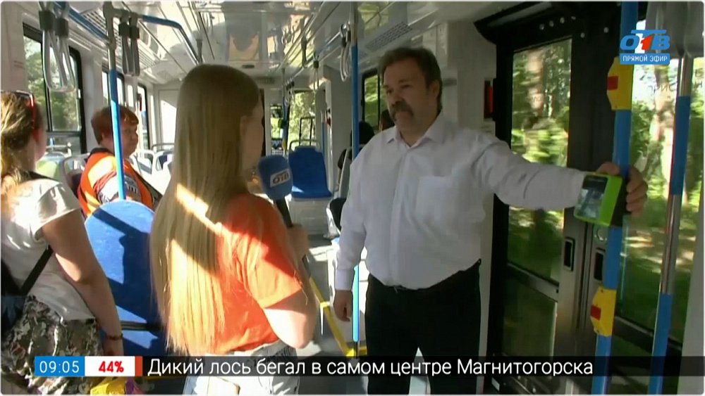 Новые низкопольные вагоны — прямое включение из трамвая