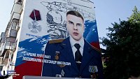 В Челябинске открыли памятные муралы, посвященные погибшим на Украине героям
