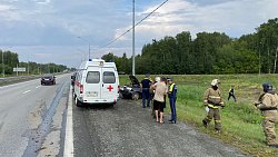 В аварии на трассе под Челябинском погиб пассажир, еще двое ранены