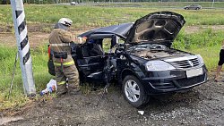 В аварии на трассе под Челябинском погиб пассажир, еще двое ранены