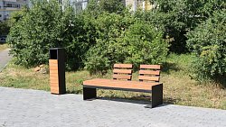 В Миассе завершили благоустройство сквера