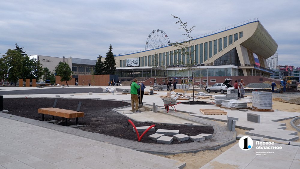 Сквер у ДС «Юность» в Челябинске планируют открыть ко Дню города