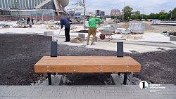 Сквер у ДС «Юность» в Челябинске планируют открыть ко Дню города