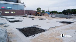 Сквер у ДС «Юность» в Челябинске планируют открыть ко Дню города