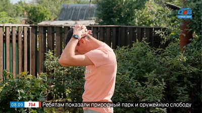 Разгрузка шеи в рубрике «Садовая йога»