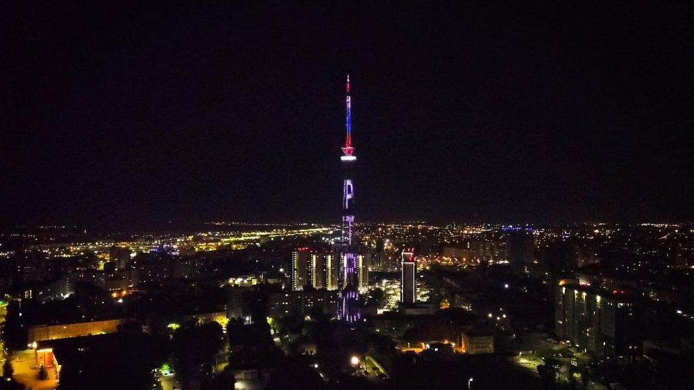 Челябинскую телебашню подсветят цветами российского флага 22 августа